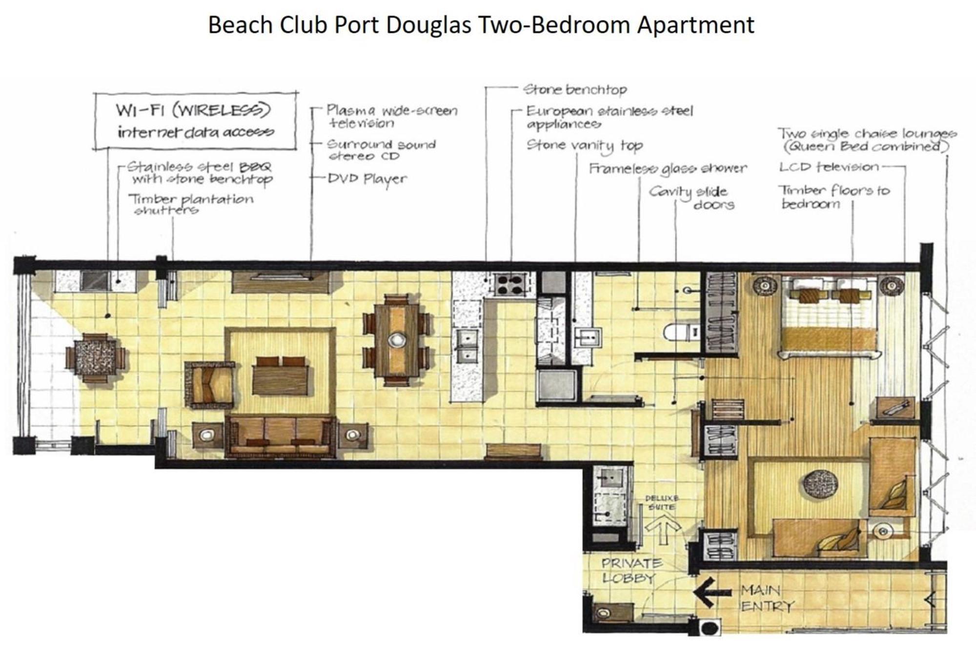 Beach Club Port Douglas Luxury Apartments Habitación foto