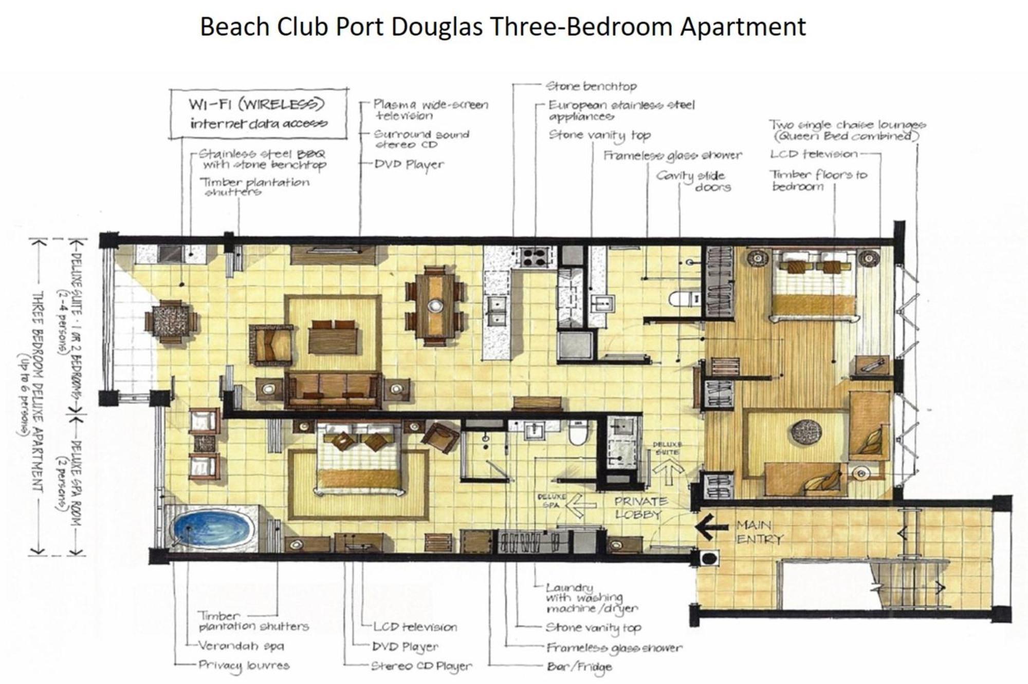 Beach Club Port Douglas Luxury Apartments Habitación foto